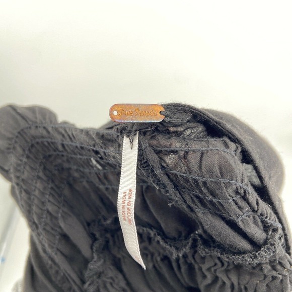 Free People Brown Smocked Love on the Run Dress XS - Picture 8 of 9